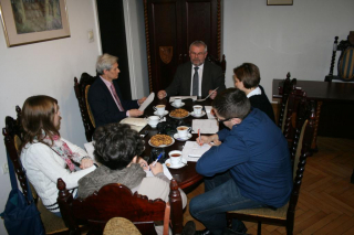 Dziennikarze u starosty